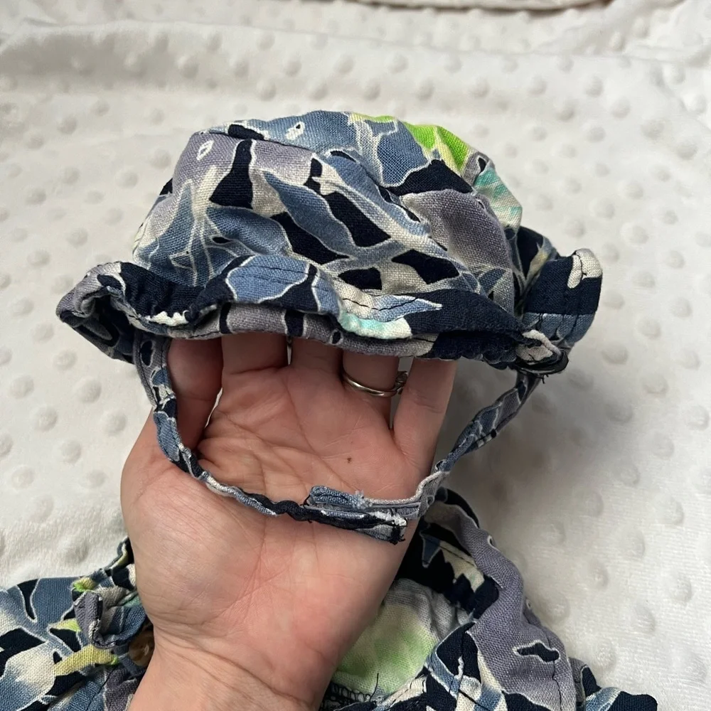NWOT Volcom Baby Romper with bucket hat